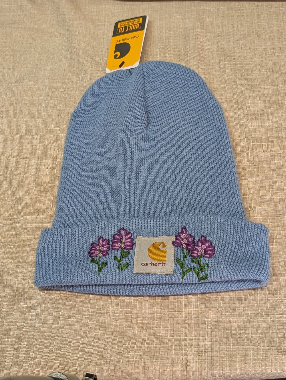 Hand Embroidered Carhartt Beanie