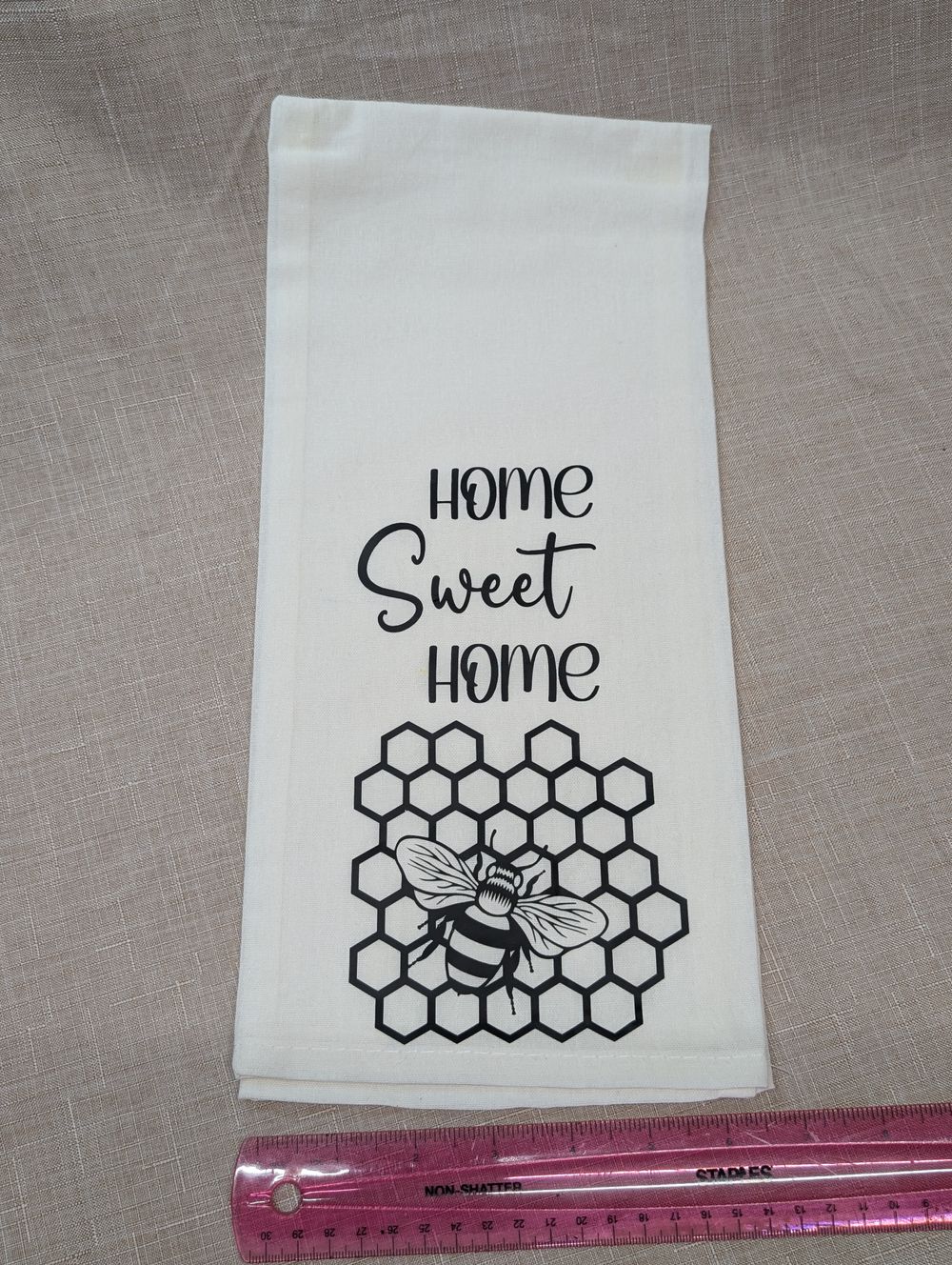 Decorative tea towel 