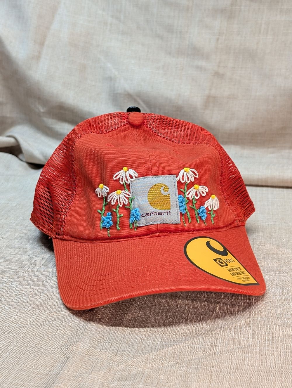 Hand Embroidered Carhartt Baseball hat 