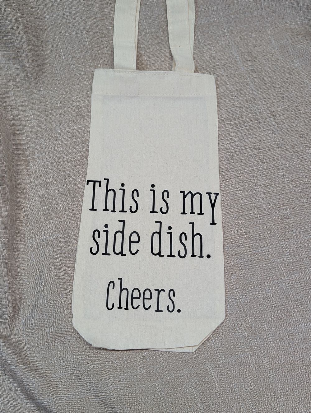 Wine bottle gift tote