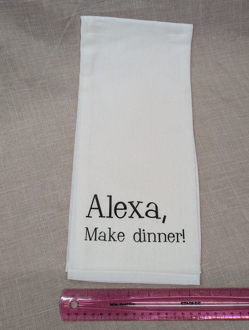 Decorative tea towel 