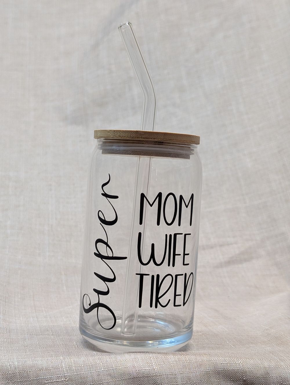 Beer can) iced coffee glass 