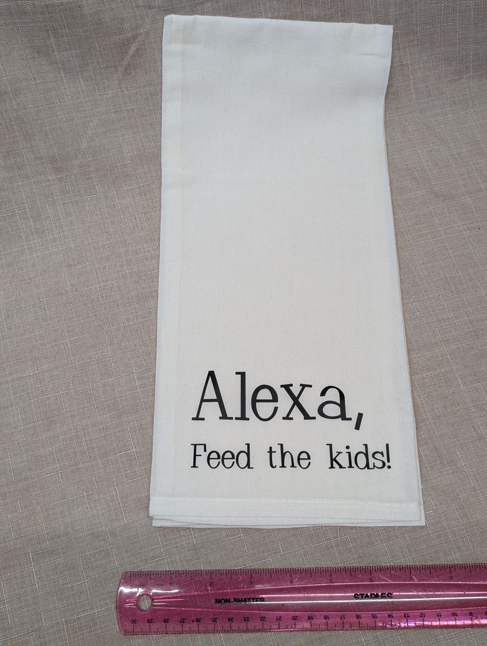 Decorative tea towel 