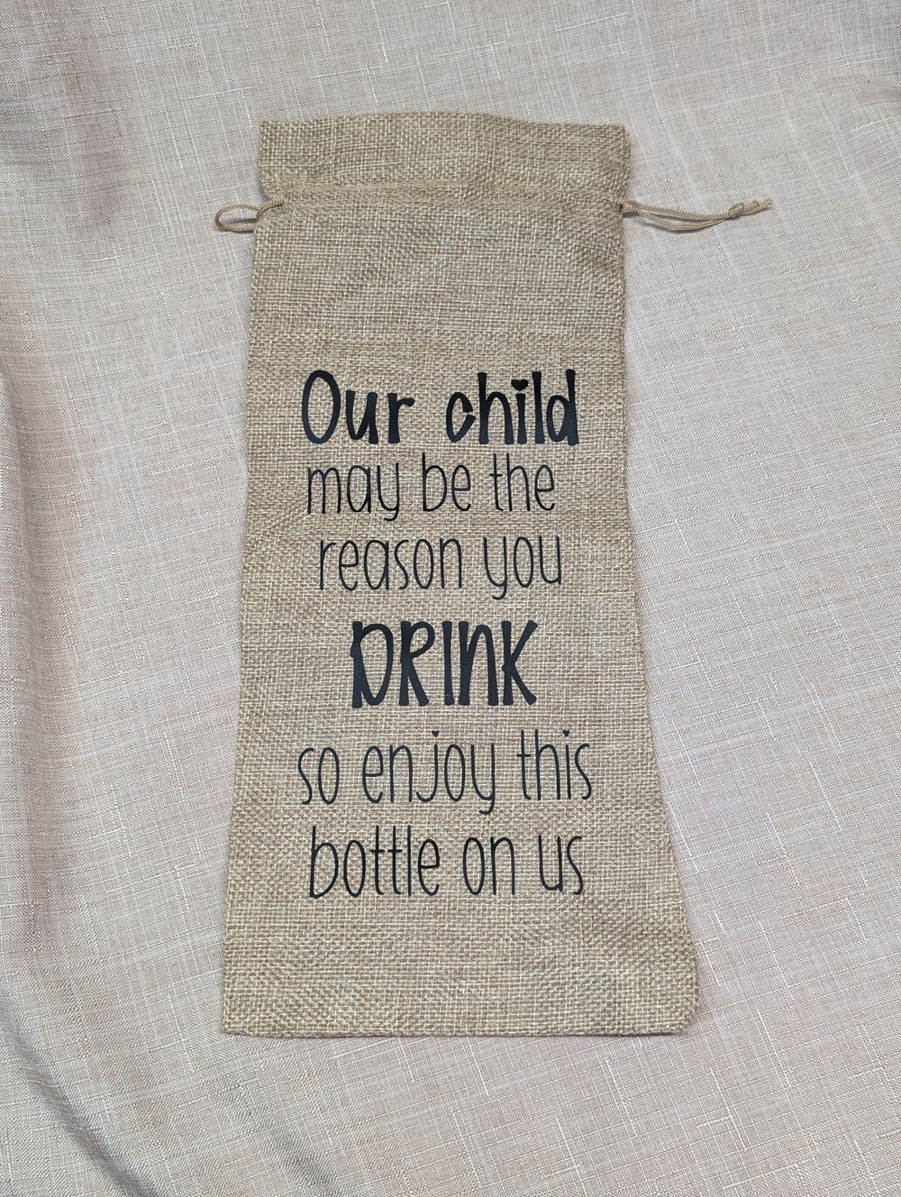 Wine bottle gift bag 
