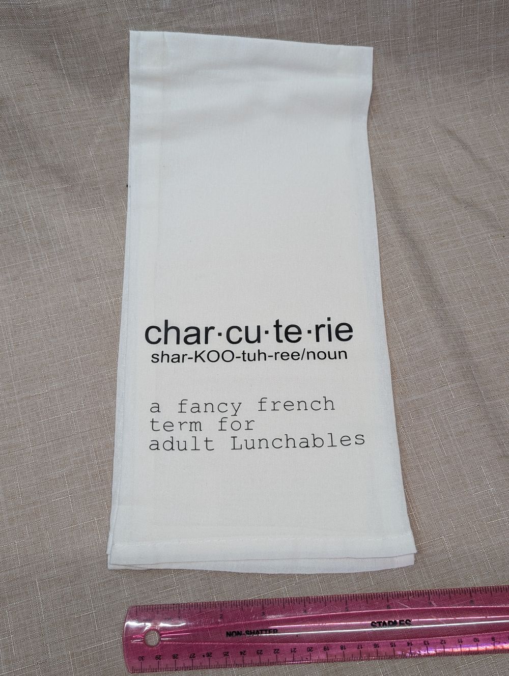 Decorative tea towel 