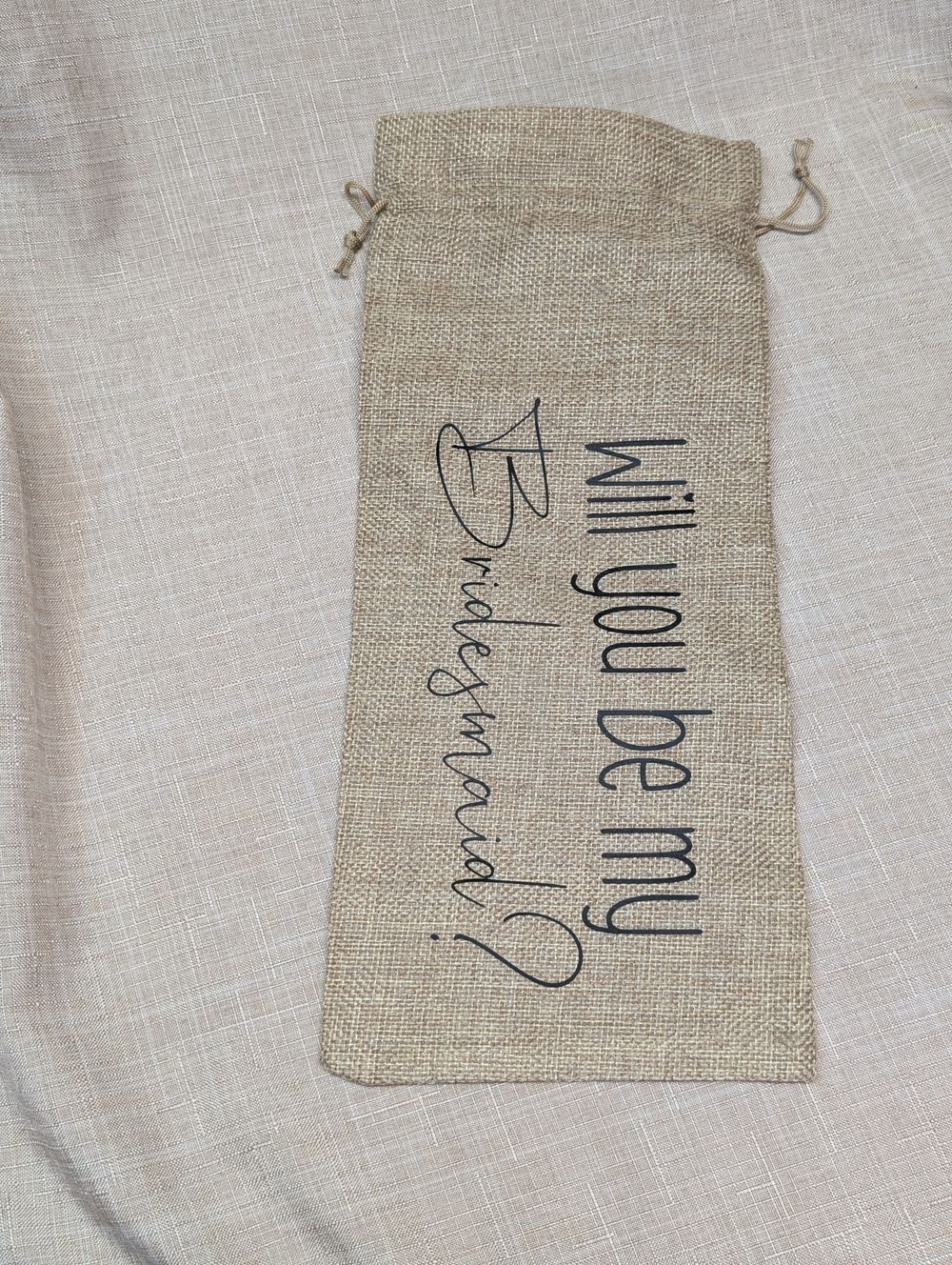 Wine bottle gift bag 