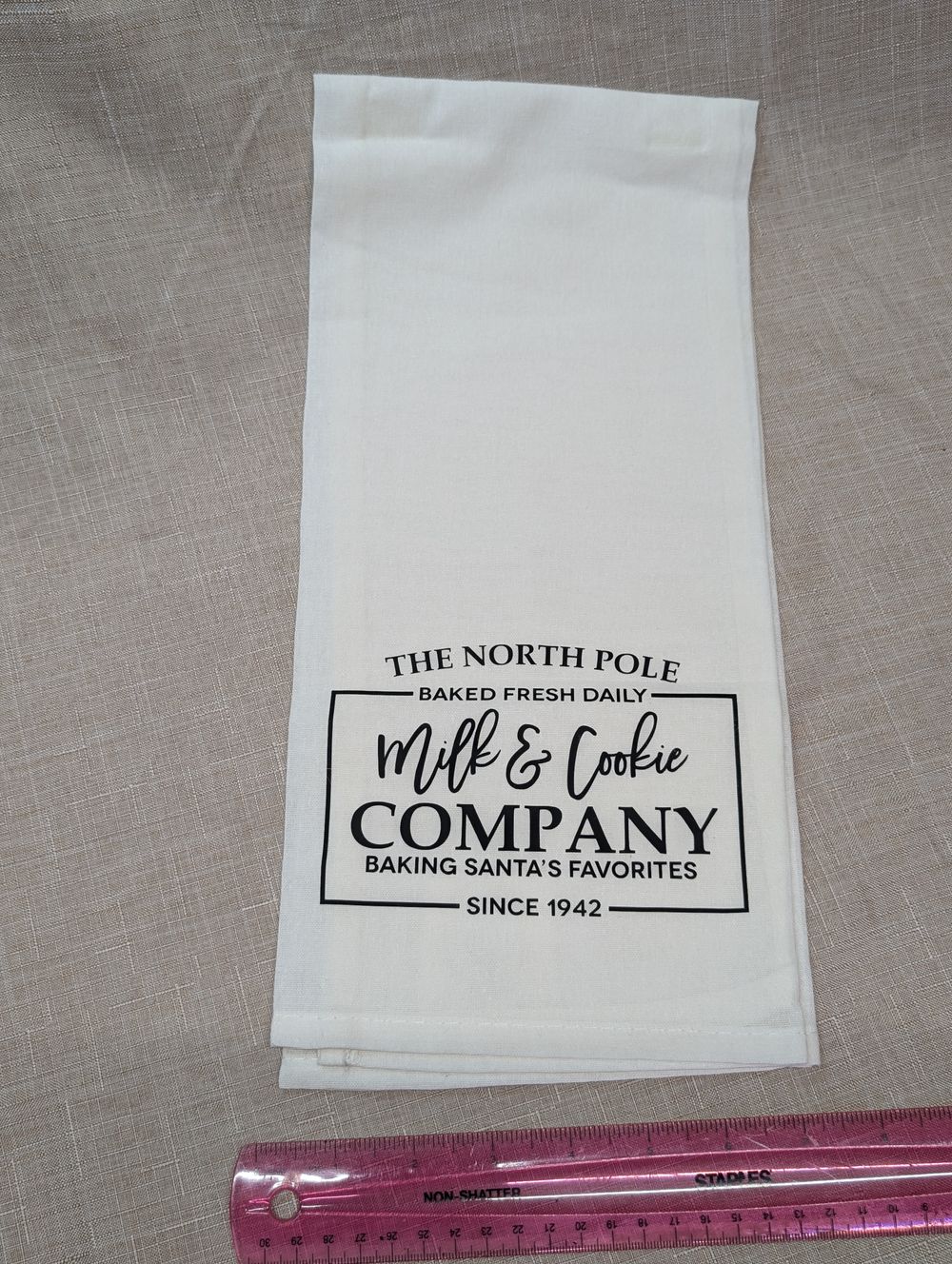 Decorative tea towel 