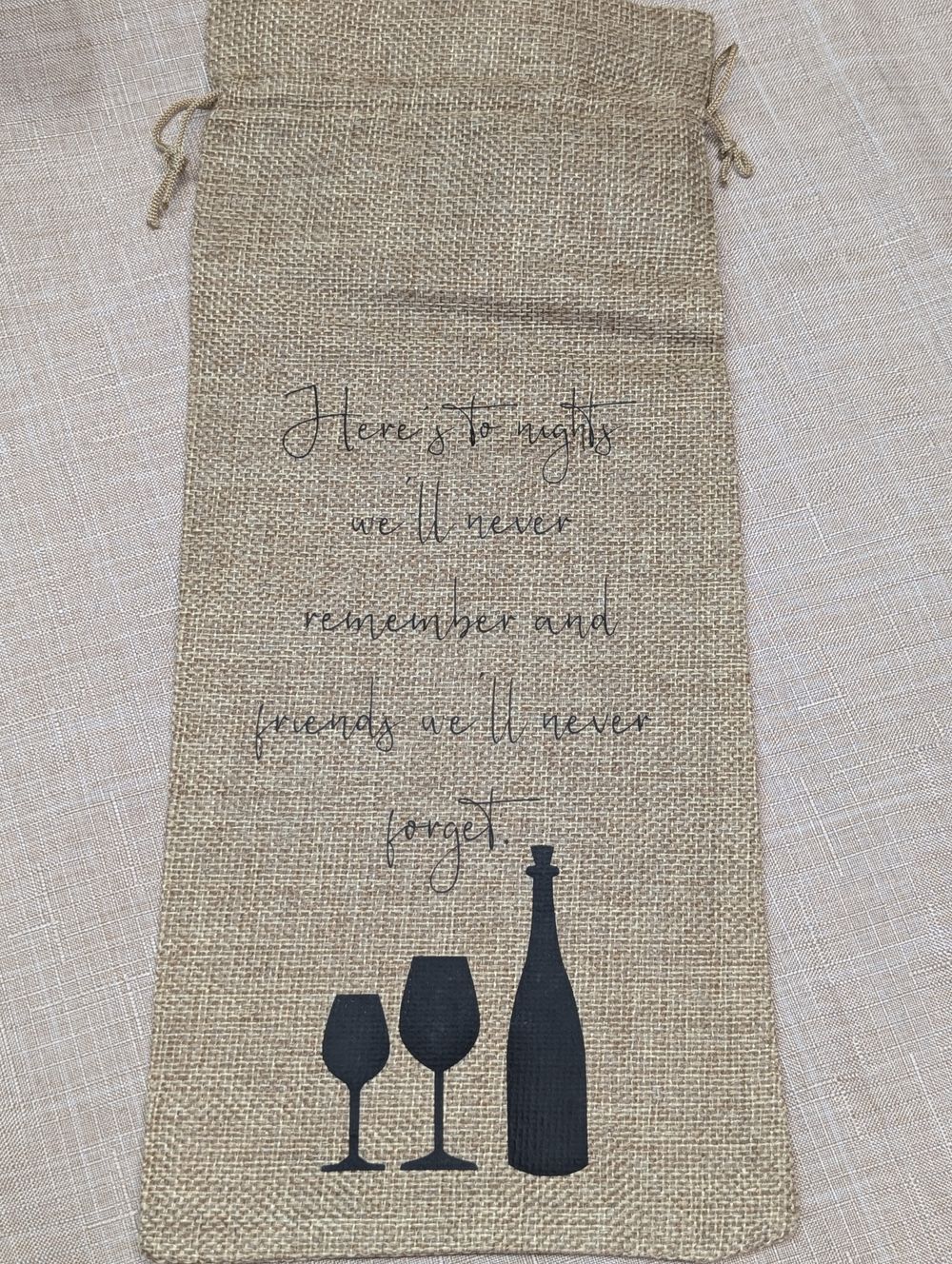 Wine bottle gift bag 