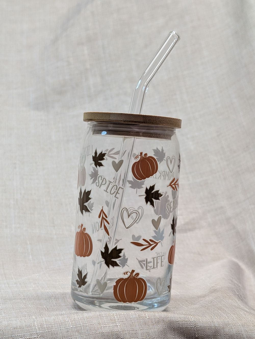 Beer can/ iced coffee glass 