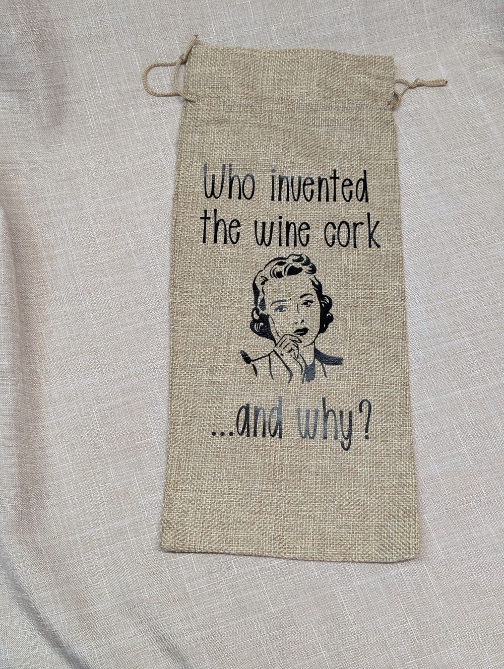 Wine bottle gift bag 