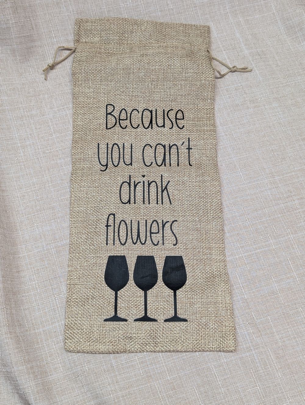 Wine bottle gift bag