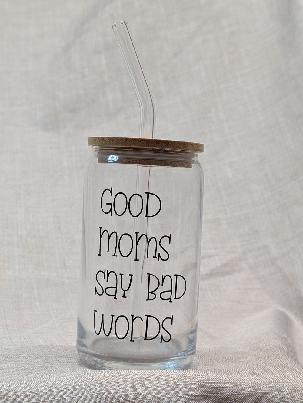 Beer can/ iced coffee glass 